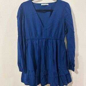Abercrombie & Fitch Royal Blue V-Neck Top